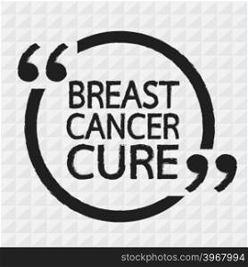 BREAST CANCER CURE Illustration design