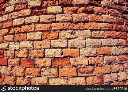 Brick. Ancient brick texture