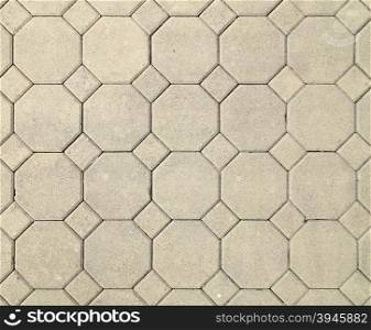 brick octagonal walkway pavement texture background