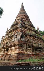 Brick stupa in Inwa, Mandalay, Myanmar