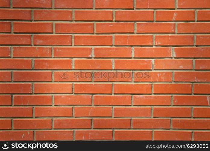 Brick wall can be used for background