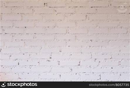 Brick wall decorated in coffee shop, stock photo