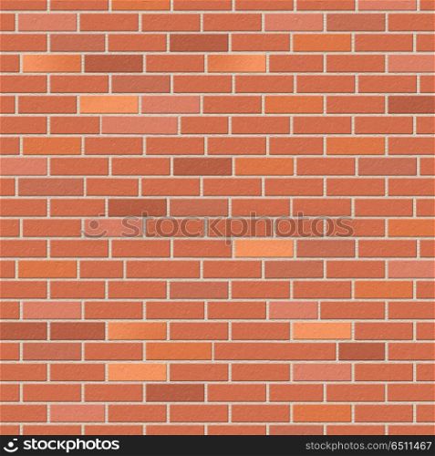 Brick Wall Showing Blank Space And Template