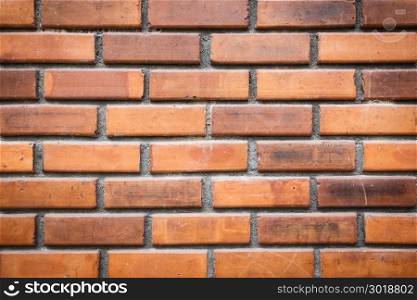 Brick wall texture or brick wall background. brick wall for interior exterior decoration and industrial construction concept design. brick wall motifs that occurs natural.