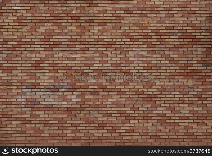 Brick wall, Winslow, Arizona