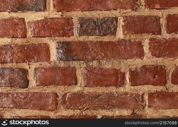 Brick wall with red brick texture for background. Brick wall with red brick texture for background.