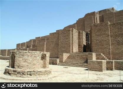 Brick ziggurat Choqa Zanbil near Shush, Iran