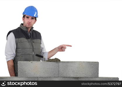 Bricklayer pointing