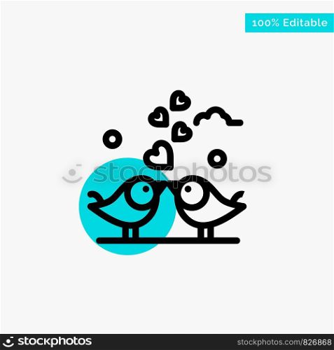 Bride, Hearts, Love, Loving, Wedding turquoise highlight circle point Vector icon