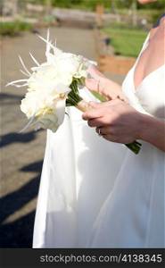 Bride Holding Bouquet