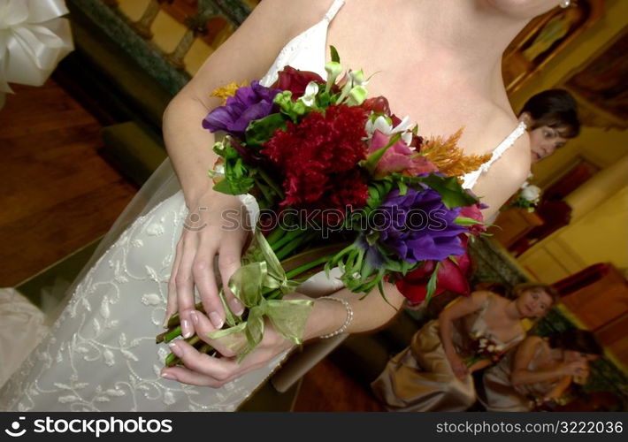 Bride with Bouquette