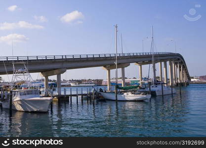 Bridge across the sea, Eastern Bridge, Paradise Island, Bahamas