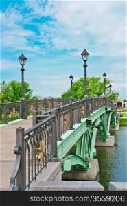 Bridge in Tsaritsino Park, Moscow, Russia, East Europe