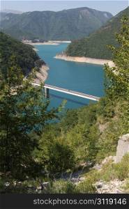 Bridge near Piva lake, Montenegro