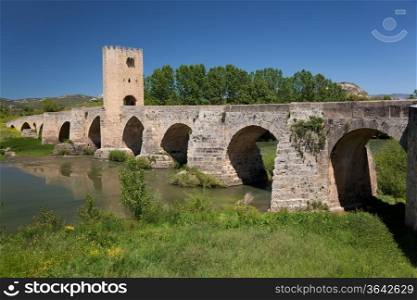 Bridge of Frias, Burgos, Castilla y Leon, Spain