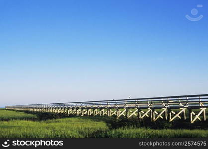 Bridge on a landscape, Cape Cod, Massachusetts, USA