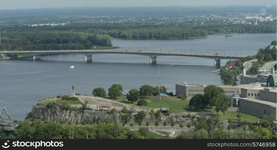 Bridge over Ottawa River, Ottawa, Ontario, Canada