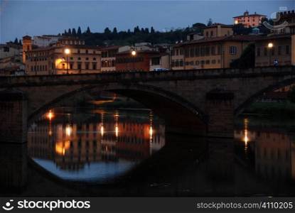 Bridge over the Arno, Florence, Italy