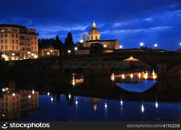 Bridge over the Arno, Florence, Italy