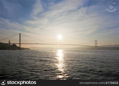 Bridge over the Bosporus at sunrise