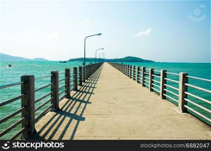 Bridge to the sea Phuket.