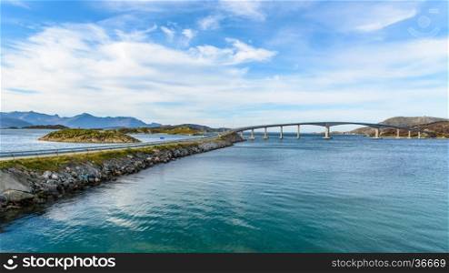 Bridge to the Sommaroy island, Tromso, Norway, Scandinavia