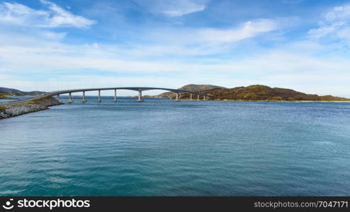 Bridge to the Sommaroy island, Tromso, Norway, Scandinavia