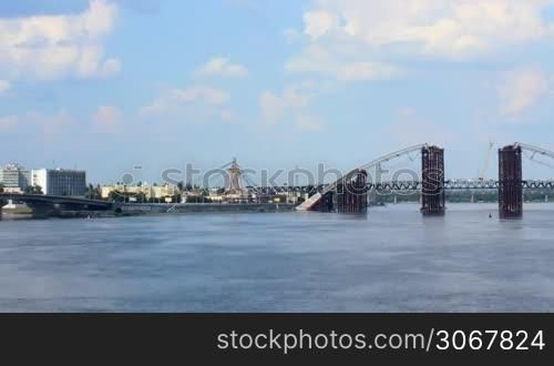 bridges on the Dnipro, Kyiv