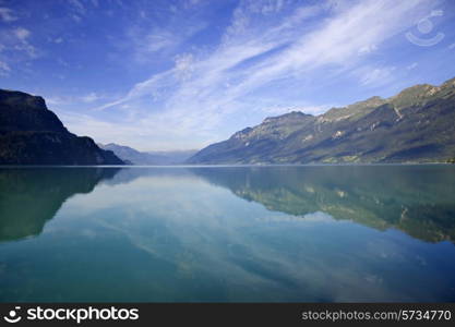 Brienz lake in Switzerland