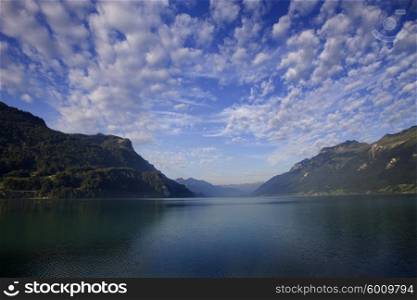Brienz lake in Switzerland