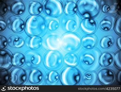 Bright abstract background with circles. Eps 10 vector illustration