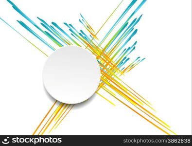 Bright abstract concept modern design background