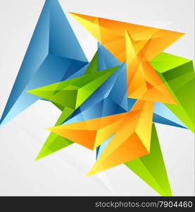 Bright abstract template background