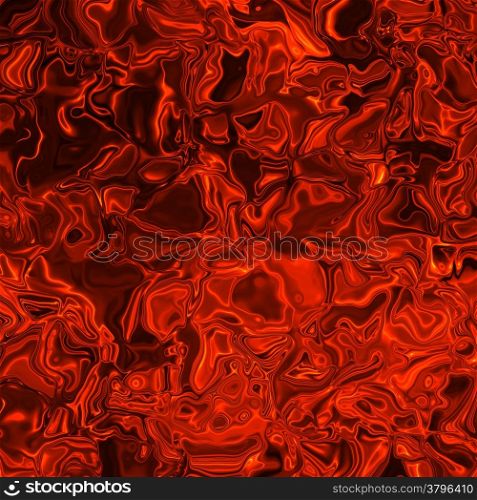 Bright background with abstract red hot pattern