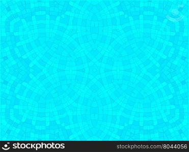 Bright blue cell concentric pattern background