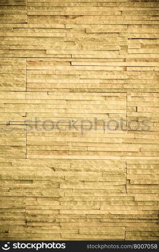 Bright brown background of brick stone wall texture pattern layout