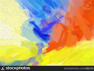 Bright color abstract background with spot paint pattern