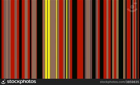 Bright color bands slowly change the colors and create a flickering background.