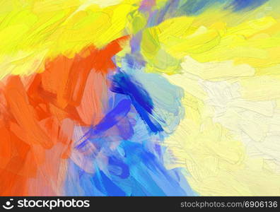 Bright colorful abstract background with spot paint pattern