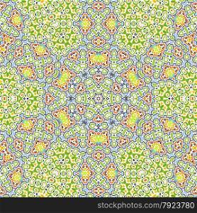 Bright colorful background with abstract concentric pattern