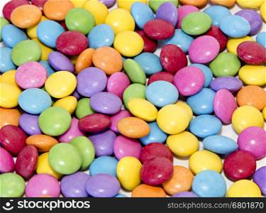 Bright colorful candy background