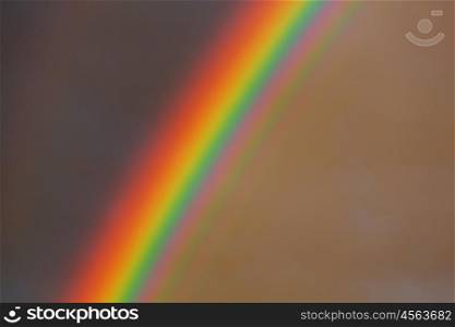 Bright colorful natural rainbow. Good for holiday background.