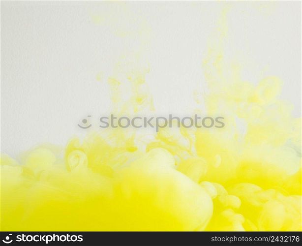 bright dense yellow cloud