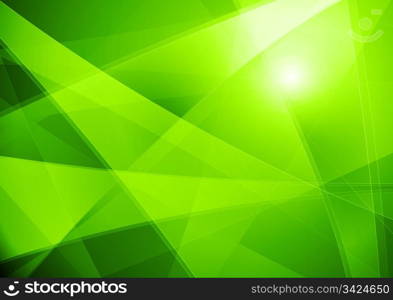 Bright green abstraction - vector eps 10