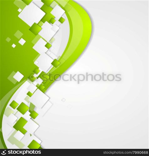 Bright green wavy tech abstract background. Bright green wavy tech abstract background. Corporate design