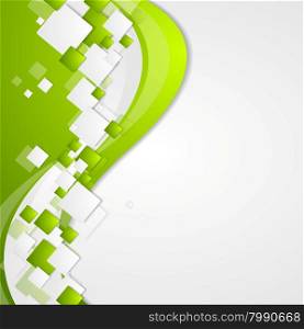 Bright green wavy tech abstract background. Bright green wavy tech abstract background. Corporate design