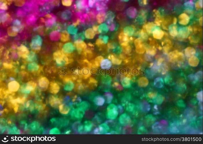 Bright multi-colored spots as abstract background