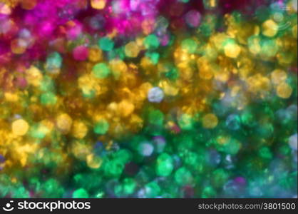 Bright multi-colored spots as abstract background