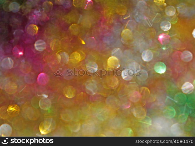 Bright multi-colored spots as abstract background