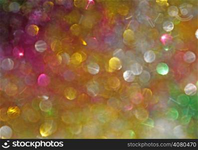 Bright multi-colored spots as abstract background